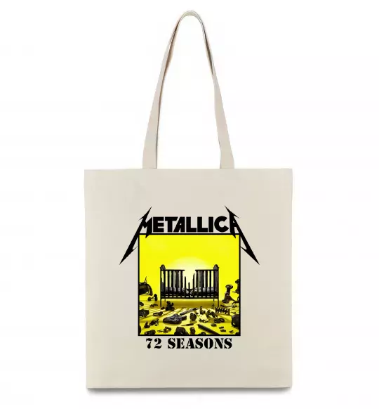 Еко-сумка 72 seasons album Metallica Бежевий фото