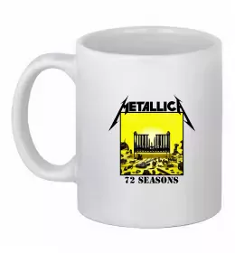 Чашка керамічна 72 seasons album Metallica Білий фото