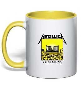 Чашка с цветной ручкой 72 seasons album Metallica