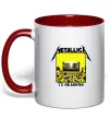 Чашка с цветной ручкой 72 seasons album Metallica Красный фото