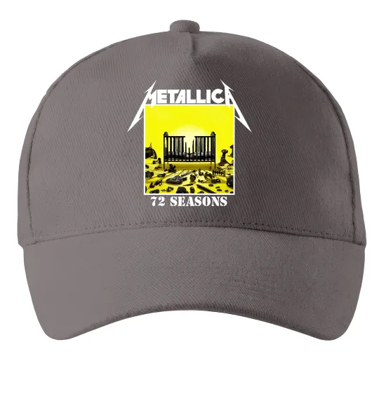 Кепка 72 seasons album Metallica Сірий фото