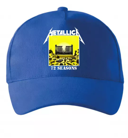 Кепка 72 seasons album Metallica Ярко-синий фото