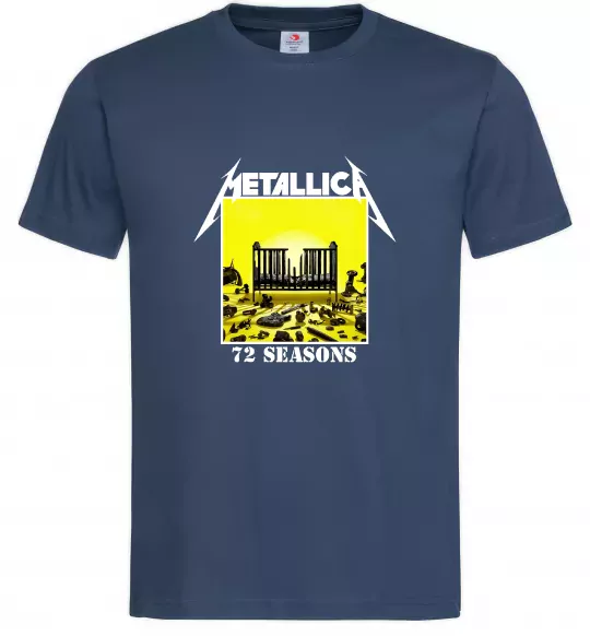 Чоловіча футболка 72 seasons album Metallica Темно-синій фото