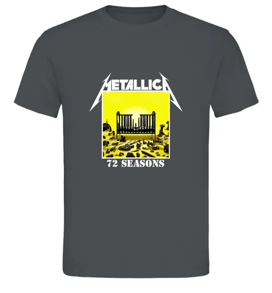 Чоловіча футболка 72 seasons album Metallica Графіт фото