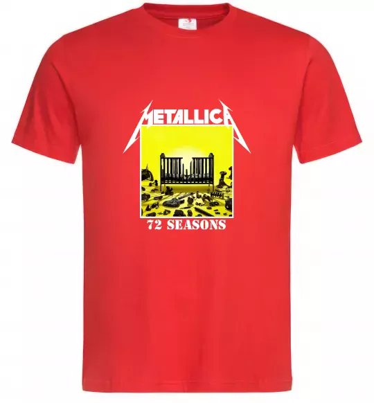 Чоловіча футболка 72 seasons album Metallica Червоний фото