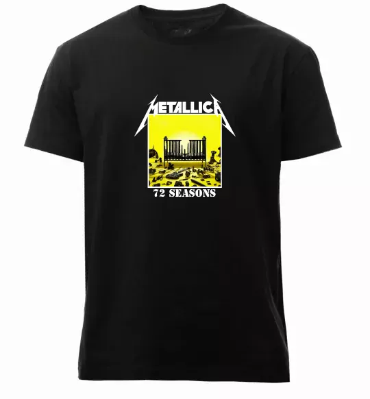 Чоловіча преміум футболка 72 seasons album Metallica Чорний фото