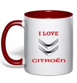 Чашка з кольоровою ручкою Citroen