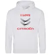 Чоловіча толстовка (худі) Citroen Сірий меланж фото