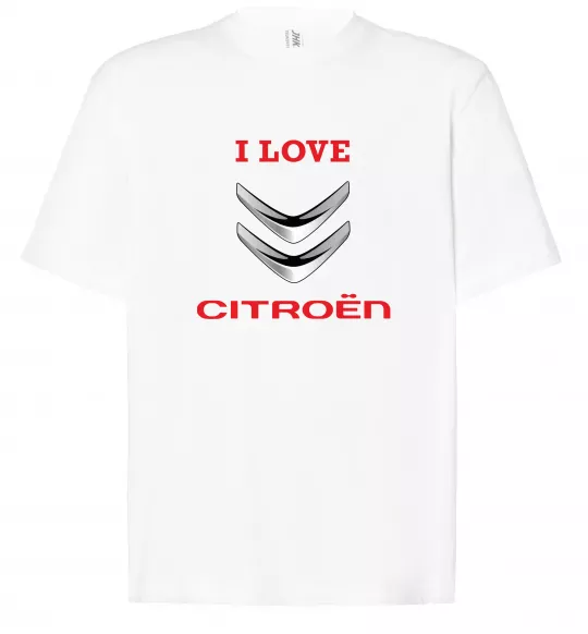 Футболка Оверсайз Citroen Білий фото