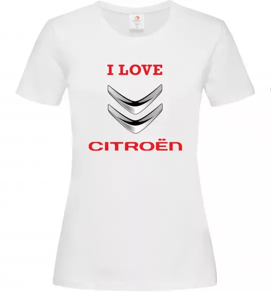 Женская футболка Citroen Белый фото