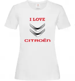 Женская футболка Citroen Белый фото
