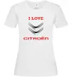 Женская футболка Citroen Белый Женская футболка Citroen Белый фото