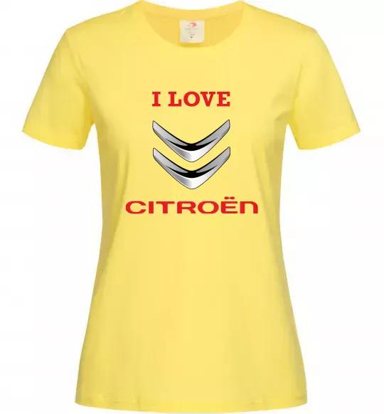Женская футболка Citroen Лимонный фото