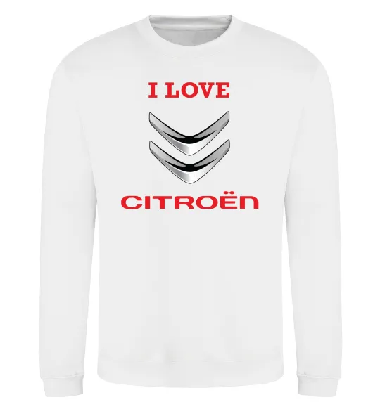 Свитшот Citroen Белый фото