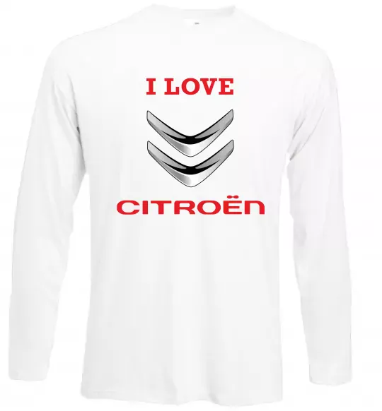Лонгслів Citroen Білий фото