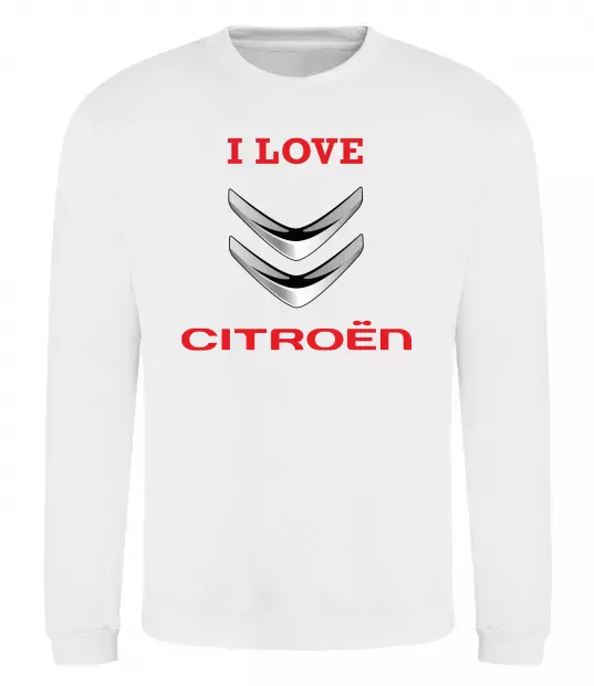 Світшот Citroen Білий фото