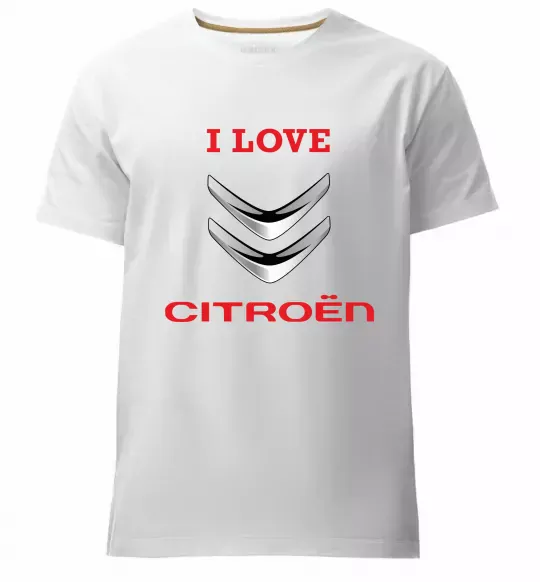 Чоловіча преміум футболка Citroen Білий фото