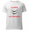 Чоловіча преміум футболка Citroen Білий фото