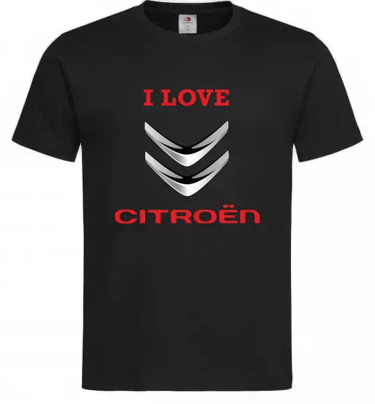 Чоловіча футболка Citroen Чорний фото