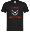 Чоловіча футболка Citroen Чорний Чоловіча футболка Citroen Чорний фото