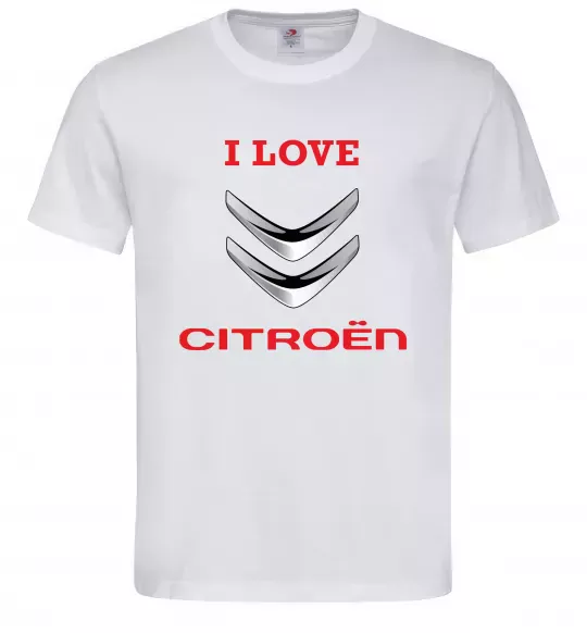 Чоловіча футболка Citroen Білий фото