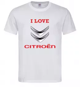 Чоловіча футболка Citroen Білий фото