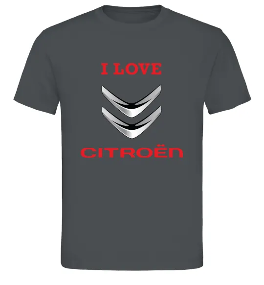 Чоловіча футболка Citroen Графіт фото