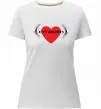 Жіноча преміум футболка Citroen серце Білий фото