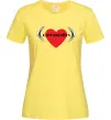 Жіноча футболка Citroen серце Лимонний фото