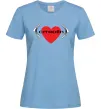 Жіноча футболка Citroen серце Блакитний фото