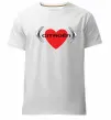 Чоловіча преміум футболка Citroen серце Білий фото