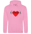 Женская толстовка (худи) Citroen серце Розовый фото