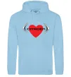Женская толстовка (худи) Citroen серце Голубой фото