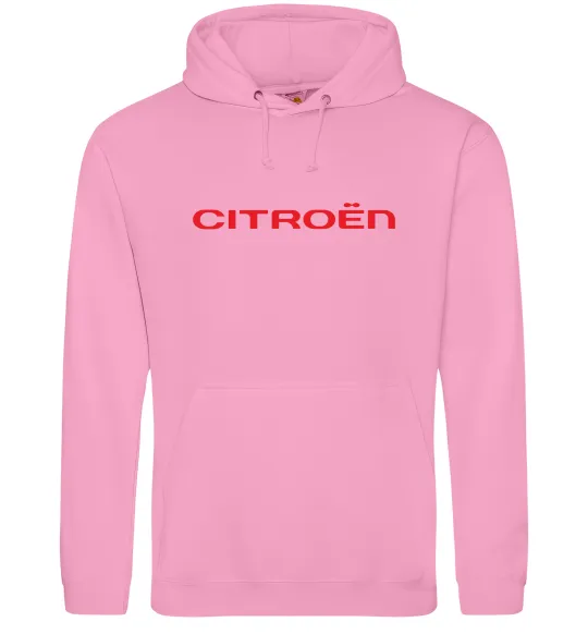 Женская толстовка (худи) Citroen напис Розовый фото
