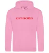Женская толстовка (худи) Citroen напис Розовый фото