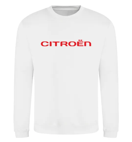 Свитшот Citroen напис Белый фото
