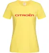Жіноча футболка Citroen напис Лимонний фото