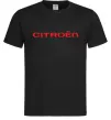 Чоловіча футболка Citroen напис Чорний Чоловіча футболка Citroen напис Чорний фото