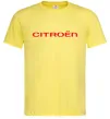 Чоловіча футболка Citroen напис Лимонний Чоловіча футболка Citroen напис Лимонний фото