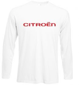 Лонгслив Citroen напис