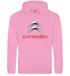 Женская толстовка (худи) Citroen logo Розовый фото
