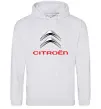 Жіноча толстовка (худі) Citroen logo Сірий меланж фото