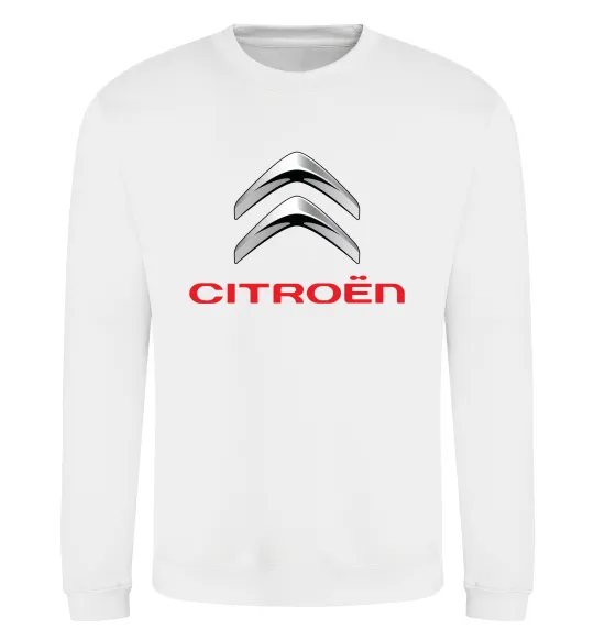 Свитшот Citroen logo Белый фото