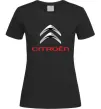 Женская футболка Citroen logo Черный Женская футболка Citroen logo Черный фото