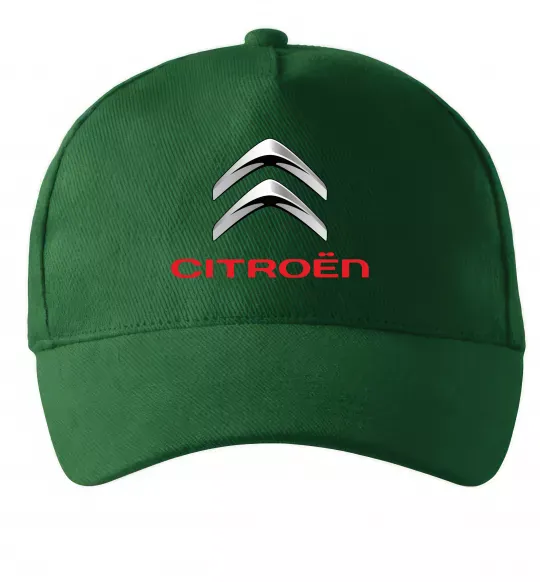 Кепка Citroen logo Темно-зелений фото