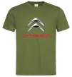 Чоловіча футболка Citroen logo Оливковий Чоловіча футболка Citroen logo Оливковий фото