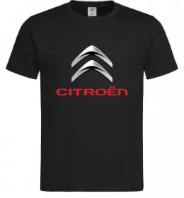 Чоловіча футболка Citroen logo Чорний фото