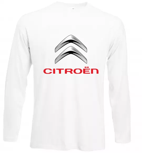 Лонгслів Citroen logo Білий фото