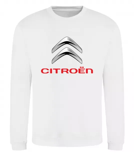 Світшот Citroen logo Білий фото