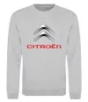 Світшот Citroen logo Сірий меланж фото